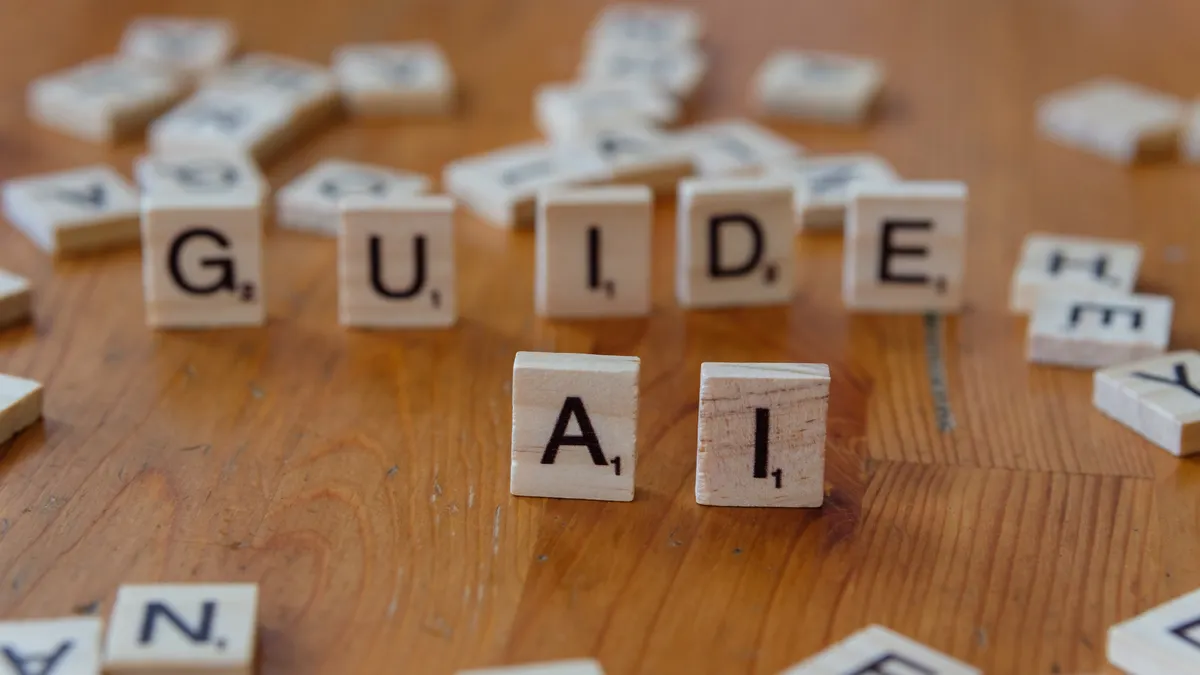 Ai Writing Prompts — Guide and AI Text Blocks on Wooden Surface