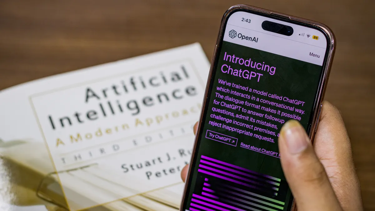 How To Write A Blog Post With Chatgpt Step By Step — Close-up of a Person Holding a Smartphone Displaying ChatGPT